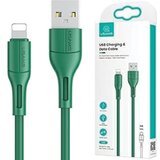 Usams KABEL U68 ZA LIGHTNING 2A FAST CHARGE 1M ZELEN ZA IPHONE IPAD, (21980381) | Shoptok.si