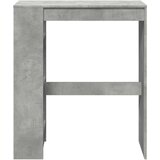 vidaXL Barski stol s držačima boja betona 90x40x103,5 cm drveni | shoptok.hr