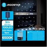 Aigostar LED solarni lanac 100xLED/8 funkcija 4x1m IP65 hladna bela | Eponuda.com