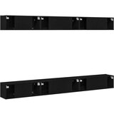  Set TV ormara od 6 komada crni hrast konstruirano drvo | shoptok.hr