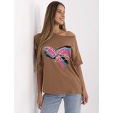 Calimera T-shirt-CLM-TS-1019.79-light brown | Shoptok.si