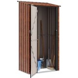  Vrtne šupe Smeđa 103 x 74 x 200 cm Metal | shoptok.hr