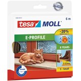 Tesa Traka za brtvljenje E-PROFIL ZA VRATA I PROZORE SMEĐI 4MM/6M Cijene