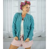 Pri Short cardigan unbuttoned sweater in fluffy knit fabric "COCO CHIC" | shoptok.hr