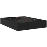  Krevet s pohranom Crni Konstruirano drvo 135 5 x 190 x 31 5 cm | shoptok.hr
