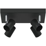 vidaXL Stropni reflektor 4 načinov nastavljanja Črna E27 | Shoptok.si