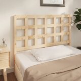 Maison Chic posteljno vzglavje - vzglavna omarica - nočna omarica 125,5x4x100 cm trdna borovina, (21705310) | Shoptok.si