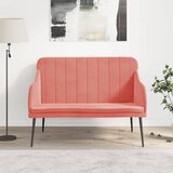  Klupa ružičasta 110 x 76 x 80 cm baršunasta | shoptok.hr