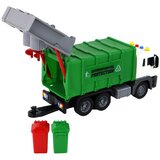 Lean Toys Smetarski tovornjak z žerjavom, tornim pogonom, zelen 1:16 | Shoptok.si