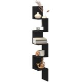  Kutna polica Crni hrast 20 x 20 x 127,5 cm Konstruirano drvo | shoptok.hr