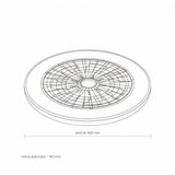  led plafonjera YL-FAN-G010 48W 3000K/4000K/6500K drvo dimobilna | ePonuda.com
