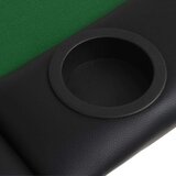  trodijelni stol za poker za 9 igrača ovalni zeleni | shoptok.hr