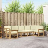  Set vanjskih sofa 7 kom. Bijela i krem | shoptok.hr