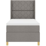  Krevet s opruga kutije Sivo-smeđa 100 x 200 cm tkanina | shoptok.hr