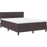  Krevet s opruga kutije Tamno smeđa 160 x 200 cm tkanina | shoptok.hr