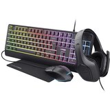 Trust Tastatura + miš + slušalice + podloga GXT 792 Quadrox | Eponuda.com