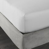Bianca Svijetlo siva plahta s gumom od pamučnog satena 150x200 cm Cotton Sateen – | shoptok.hr