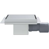  2 u 1 tušni odvod Srebrno 15 x 15 cm Nehrđajući čelik 304 | shoptok.hr