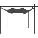 Pergola s pomičnim krovom antracit 295 x 292 x 230 cm | shoptok.hr