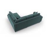 Cosmopolitan Design Petrolej zelena baršunasti sklopiva/s prostorom za odlaganje kutna garnitura (s desnim kutom/u obliku slova L) Kyoto – | shoptok.hr