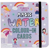 Floss&Rock® čarobna vodna pobarvanka magic colour-in cards fairy unicorn