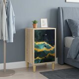  Noćni ormar WIJHE Hrast sonoma 36 x 33 x 60 cm | shoptok.hr