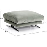 Kave Home Zeleni baršunast tabure Veliro – | shoptok.hr