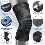 NEENCA XL Kompresijska kolenska opornica z gel blazinico in stranskimi stabilizatorji | Shoptok.si