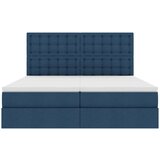  s od storage s uzglavljem Plava 180 x 200 cm Tkanina | shoptok.hr