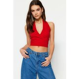 Trendyol Blouse - Red - Slim fit Cene