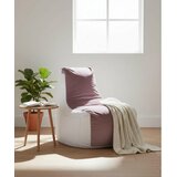 XORA VREČA ZA SEDENJE, bela, svetlo roza tekstil | Shoptok.si