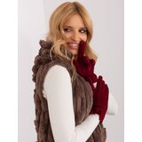 Wool Fashion Italia Gloves-AT-RK-239506.98-burgundy | Shoptok.si