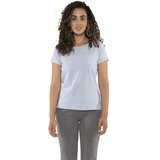 Leone 1947 Majice s kratkimi rokavi Woman T-Shirt Short Sleeves Never Without Modra | Shoptok.si