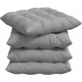  Jastučići za sjedenje 4 pcs Oblačnosiva 40 x 40 x 6 cm tkanina | Eponuda.ba
