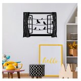 WALLXPERT dekorativni metalni zidni pribor birds in front of the window 2 | ePonuda.com