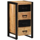 vidaXL Predalčnik 40x40x90 cm Masivni neobdelan les Mango | Shoptok.si