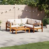 vidaXL 4-dijelni set vrtnih sofa s jastucima masivno bagremovo drvo | shoptok.hr