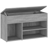 Maison Chic Klop za čevlje - Sedež za čevlje siva sonoma 80x30x45 cm konstruiran les, (21778055) | Shoptok.si