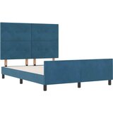  s opruga kutije Tamno plava 160 x 200 cm Baršun | shoptok.hr
