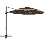  Senčnik aluminij taupe 3x3 m | Shoptok.si