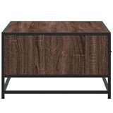  Stolić za kavu boja smeđeg hrasta 90x57x35 cm od drva i metala | shoptok.hr