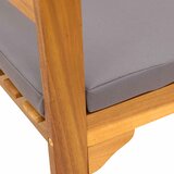  Klupa s ružama Prirodna 68,5 x 46 x 82,5 cm Čvrsto drvo akacije | shoptok.hr