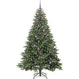 vidaXL Umestno božično drevo med 300 LED Zelena 180 cm PE in PVC | Shoptok.si