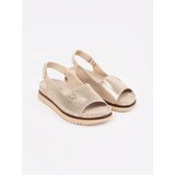 GOODIN Openwork soft sandals gold | Shoptok.si