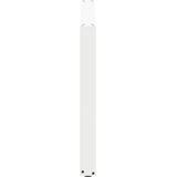  Noge za blagovaonski stol U-oblik 3 kom Bijele 100 x (72-73) cm Čelik | shoptok.hr