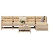  6-dijelni set vrtnih sofa od masivne borovine Cijene