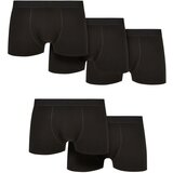UC Men Solid Organic Cotton Boxer Shorts 5-Pack black+black+black+black+black Cene