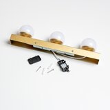 Brilagi SET 2x LED zidna svetla za kupatilo HOLLYWOOD 3xLED/3W/230V 39 cm IP44 zlatna | Eponuda.com