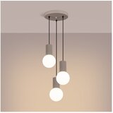 Nice Lamps Smeđe-siva viseća svjetiljka sa staklenim sjenilom ø 25 cm Orbital – | shoptok.hr