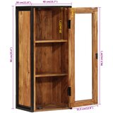  Zidni kupaonski ormarić 40x30x90 cm od drva bagrema i željeza | shoptok.hr